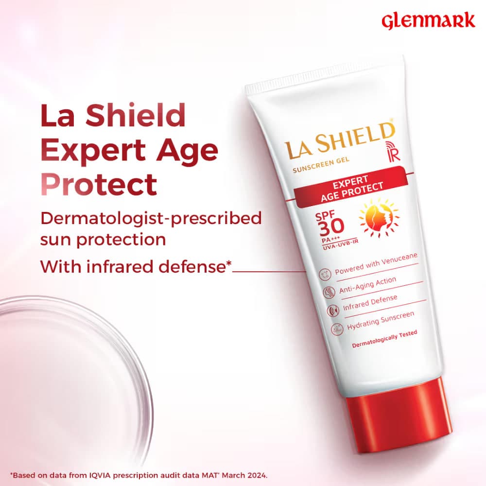 La Shield IR SPF 30 PA ++++ Mineral Sunscreen UVA & UVB + Infrared Protection No White Cast - Slide 2