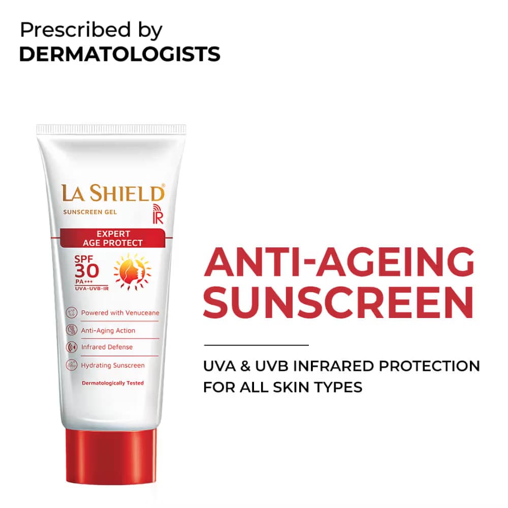 La Shield IR SPF 30 PA ++++ Mineral Sunscreen UVA & UVB + Infrared Protection No White Cast - Slide 1