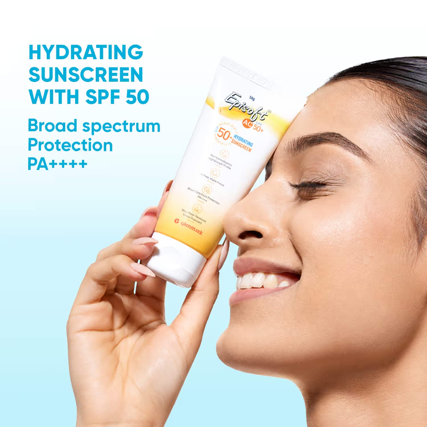 Episoft AC SPF 50+ Hydrating Sunscreen - Slide 2