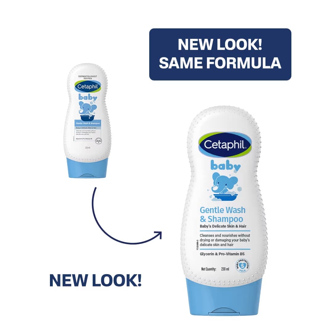 Cetaphil Baby Gentle Wash & Shampoo With 5 Fold Protection, pH Neutral - Slide 2