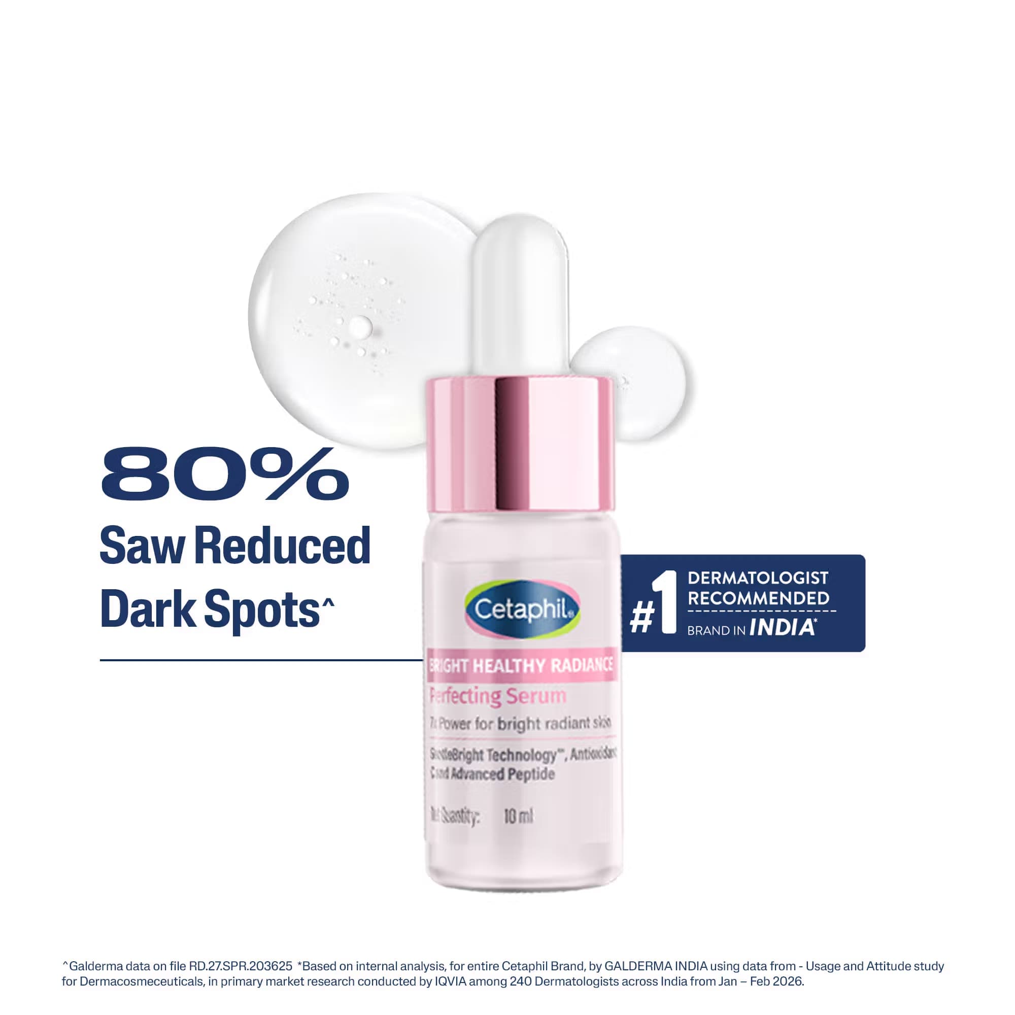 Cetaphil BHR Perfecting Seum With Peptides, Niacinamide Penetrates 15 Layers Deep - Slide 1