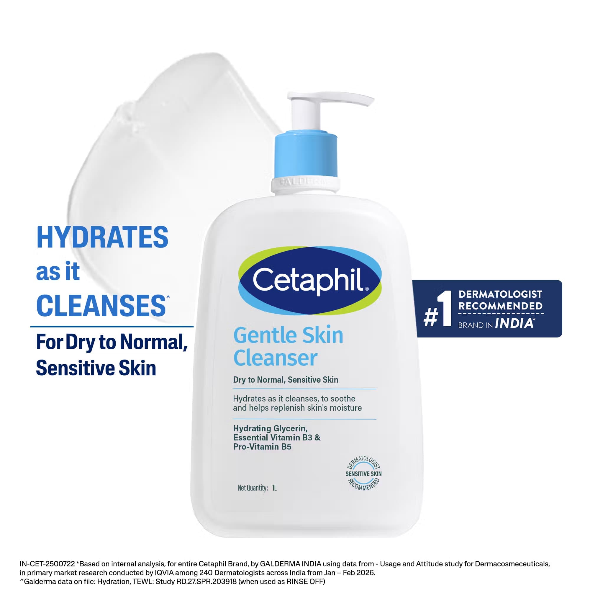 Cetaphil Gentle Skin Cleanser (Dry to Normal, Sensitive Skin) - Slide 1